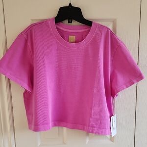 GAP x BEIS Women's Short Sleeve Pink Tee 100% Organic Cotton
